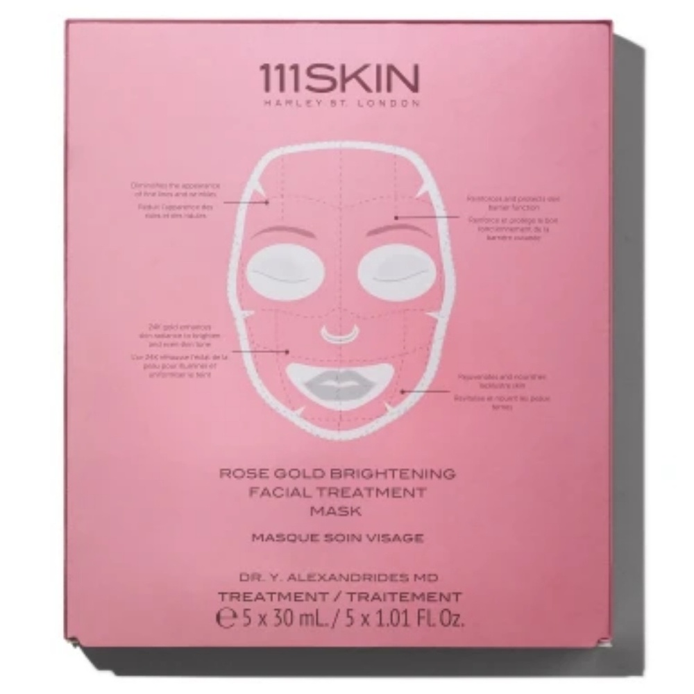 111Skin Rose Gold Brightening Facial Mask (5 pack)